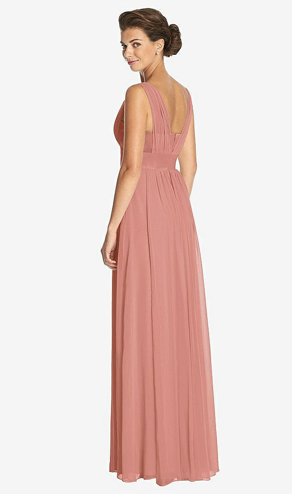 Back View - Desert Rose Dessy Collection Bridesmaid Dress 3026
