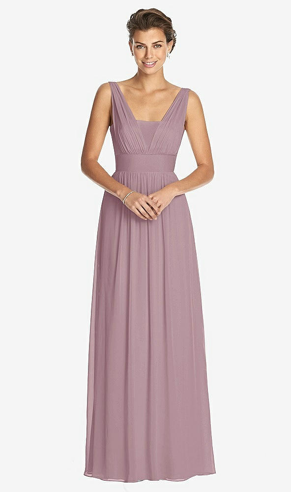 Front View - Dusty Rose Dessy Collection Bridesmaid Dress 3026