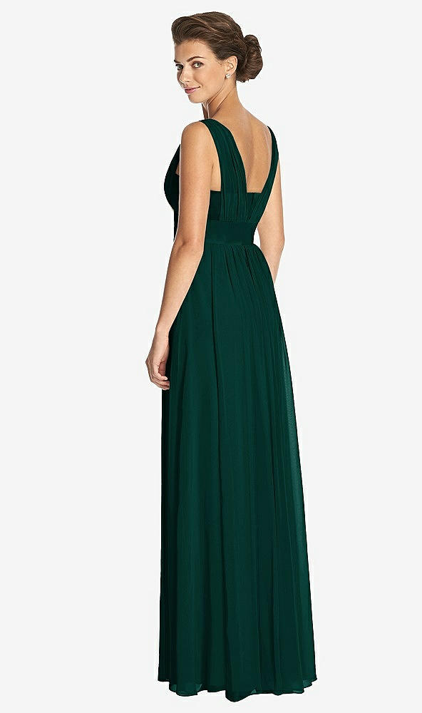 Back View - Evergreen Dessy Collection Bridesmaid Dress 3026