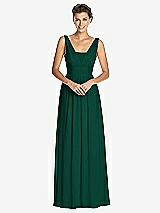Front View Thumbnail - Hunter Green Dessy Collection Bridesmaid Dress 3026