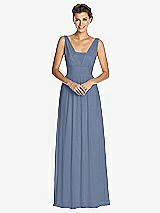 Front View Thumbnail - Larkspur Blue Dessy Collection Bridesmaid Dress 3026