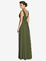 Rear View Thumbnail - Olive Green Dessy Collection Bridesmaid Dress 3026