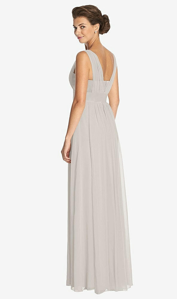 Back View - Oyster Dessy Collection Bridesmaid Dress 3026