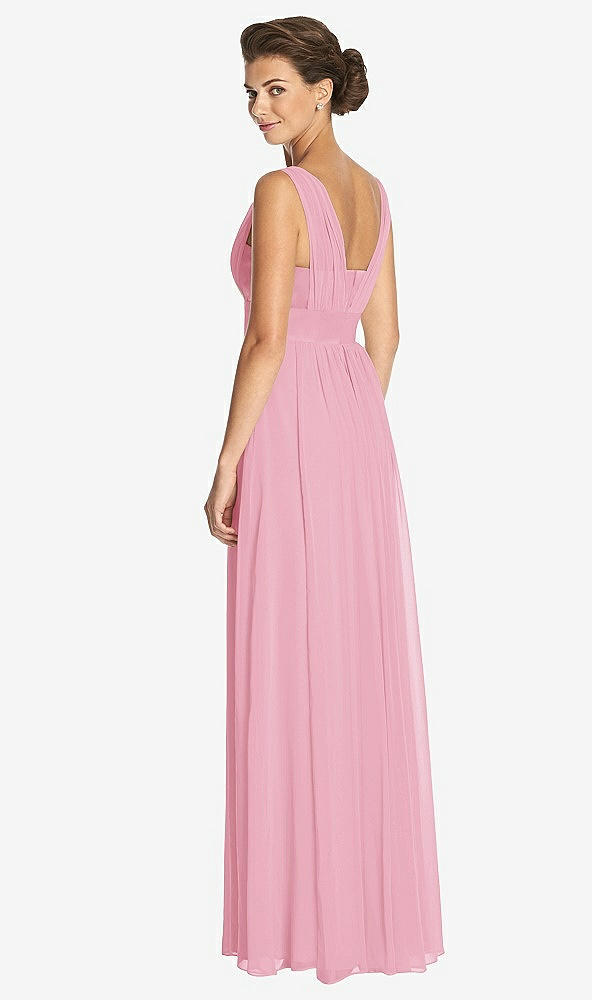 Back View - Peony Pink Dessy Collection Bridesmaid Dress 3026