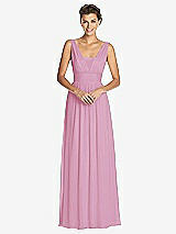 Front View Thumbnail - Powder Pink Dessy Collection Bridesmaid Dress 3026