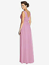 Rear View Thumbnail - Powder Pink Dessy Collection Bridesmaid Dress 3026