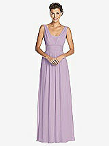 Front View Thumbnail - Pale Purple Dessy Collection Bridesmaid Dress 3026