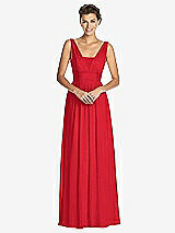 Front View Thumbnail - Parisian Red Dessy Collection Bridesmaid Dress 3026