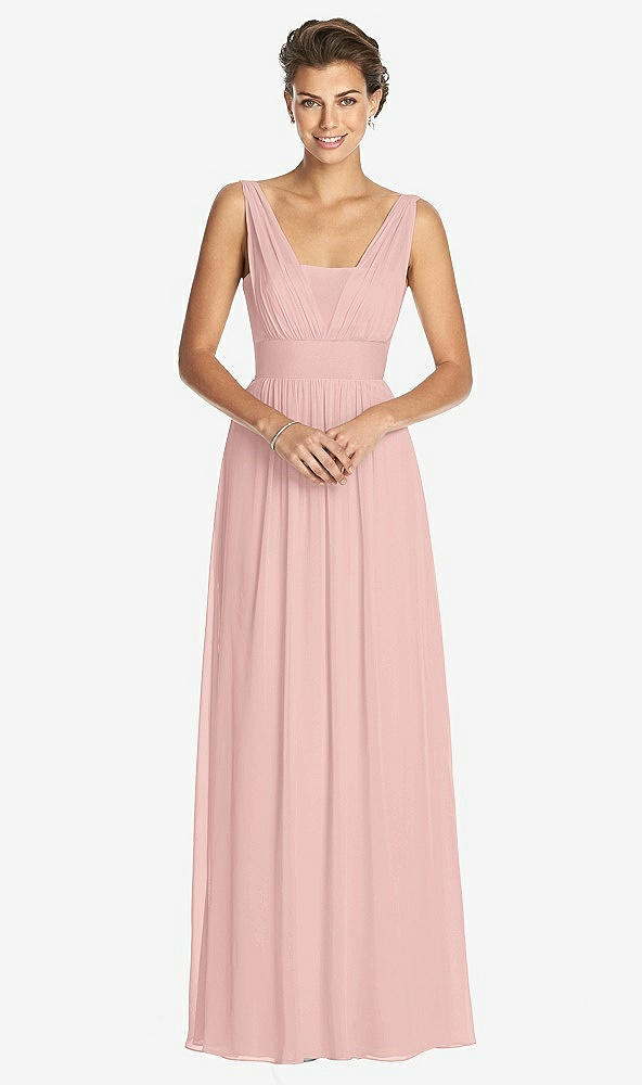 Front View - Rose - PANTONE Rose Quartz Dessy Collection Bridesmaid Dress 3026