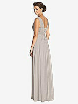Rear View Thumbnail - Taupe Dessy Collection Bridesmaid Dress 3026