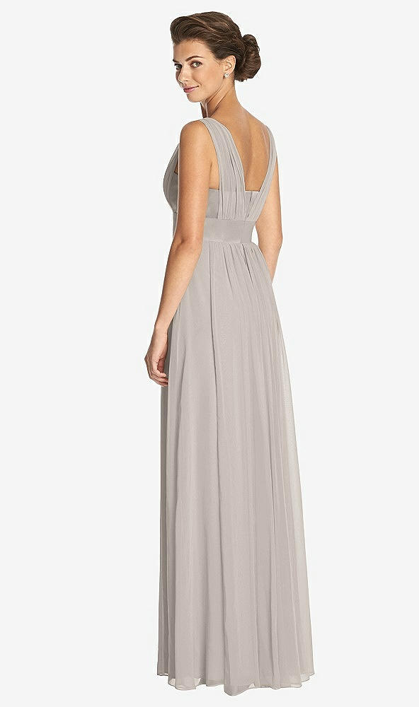 Back View - Taupe Dessy Collection Bridesmaid Dress 3026