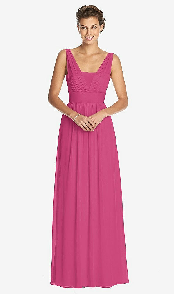Front View - Tea Rose Dessy Collection Bridesmaid Dress 3026
