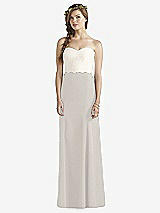 Front View Thumbnail - Oyster & Ivory Social Bridesmaids Dress 8191