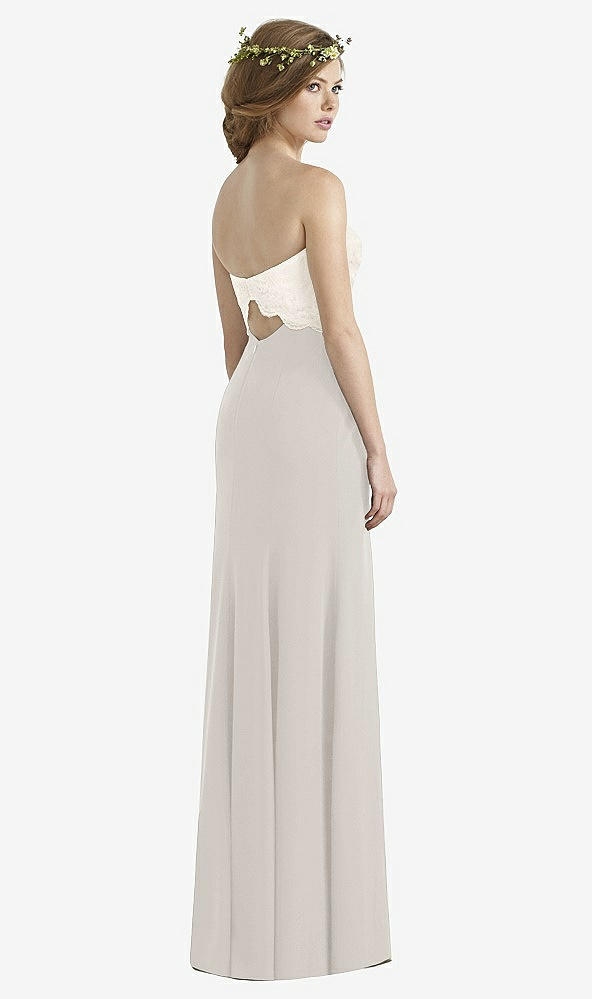Back View - Oyster & Ivory Social Bridesmaids Dress 8191