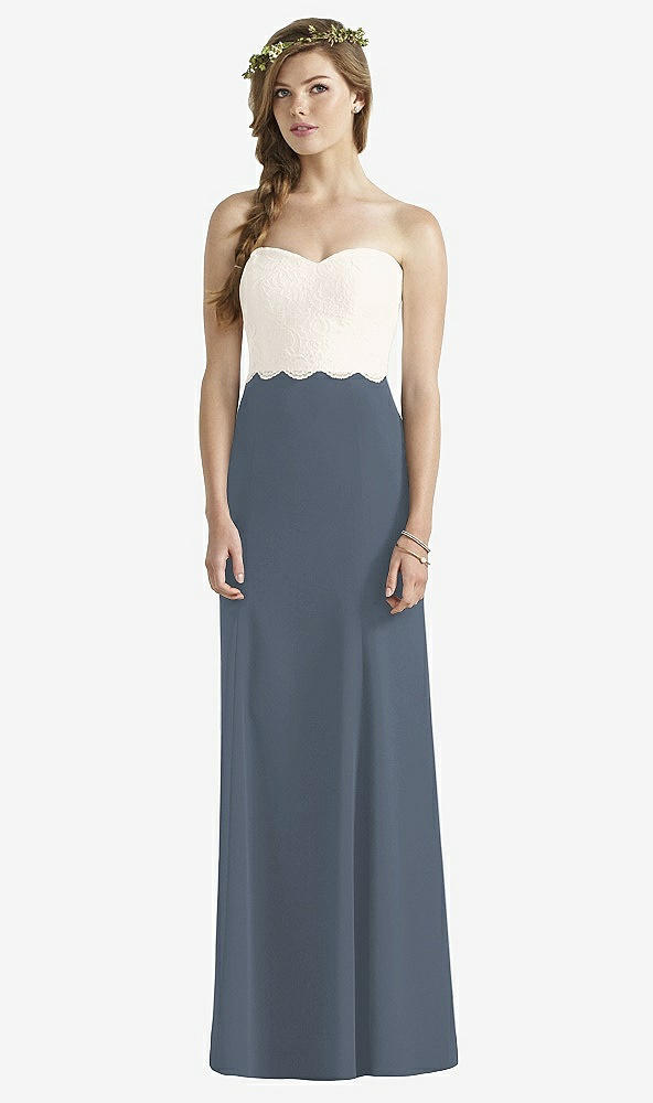Front View - Silverstone & Ivory Social Bridesmaids Dress 8191