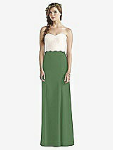 Front View Thumbnail - Vineyard Green & Ivory Social Bridesmaids Dress 8191