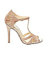 Alt View 1 Thumbnail - Champagne Betsey Blue Tee Strappy Heel