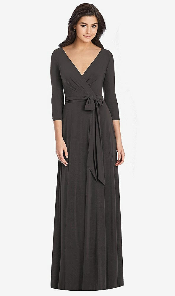 Front View - Graphite Dessy Collection Bridesmaid Dress 3027