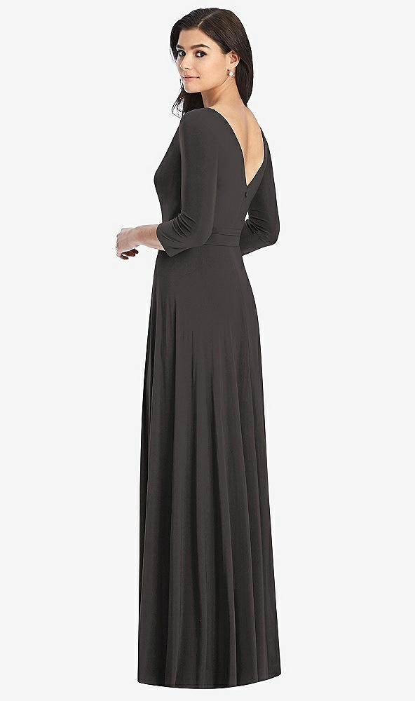 Back View - Graphite Dessy Collection Bridesmaid Dress 3027