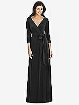 Front View Thumbnail - Black Dessy Collection Bridesmaid Dress 3027