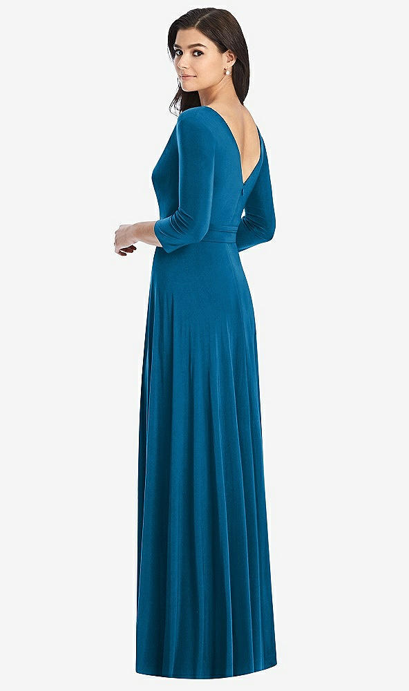 Back View - Ocean Blue Dessy Collection Bridesmaid Dress 3027