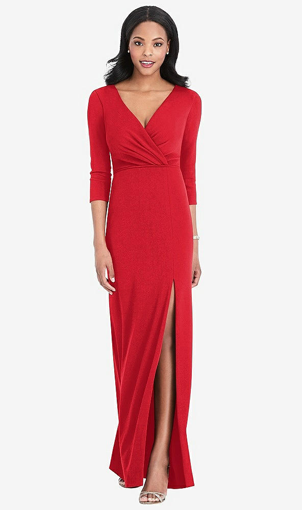 Front View - Parisian Red After Six Bridesmaid Dress 6797