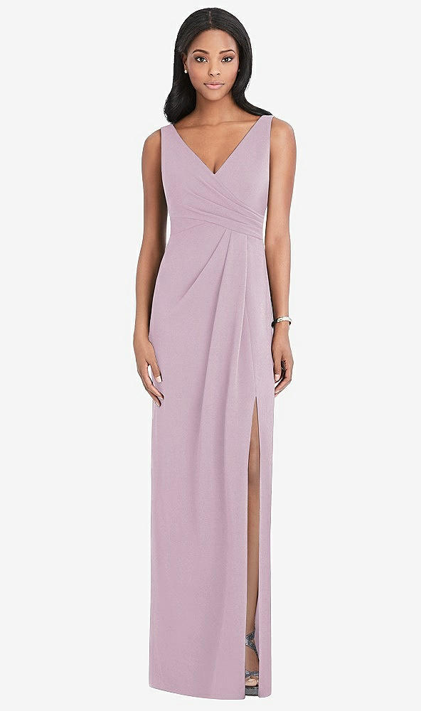 Front View - Suede Rose After Six Bridesmaid Dress 6799
