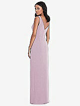Rear View Thumbnail - Suede Rose After Six Bridesmaid Dress 6799