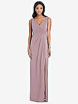 Front View Thumbnail - Dusty Rose After Six Bridesmaid Dress 6799