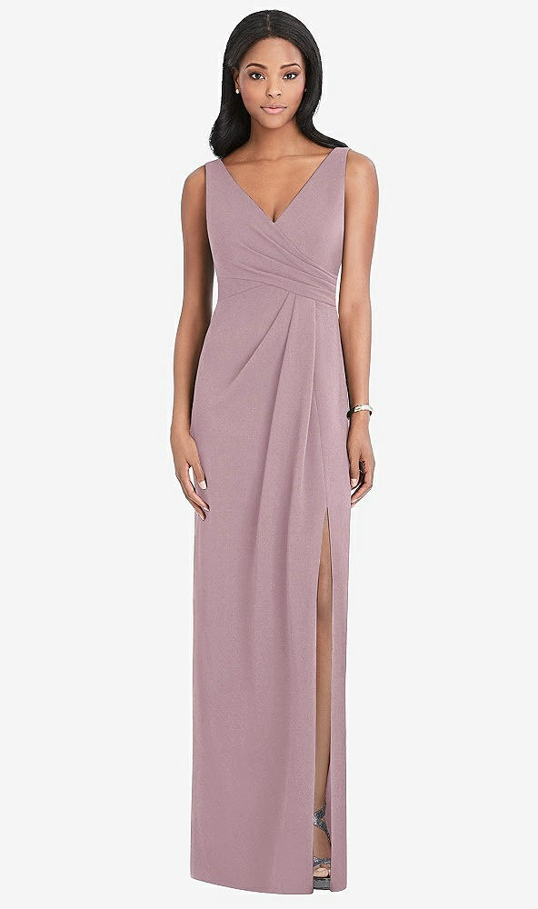 Front View - Dusty Rose After Six Bridesmaid Dress 6799