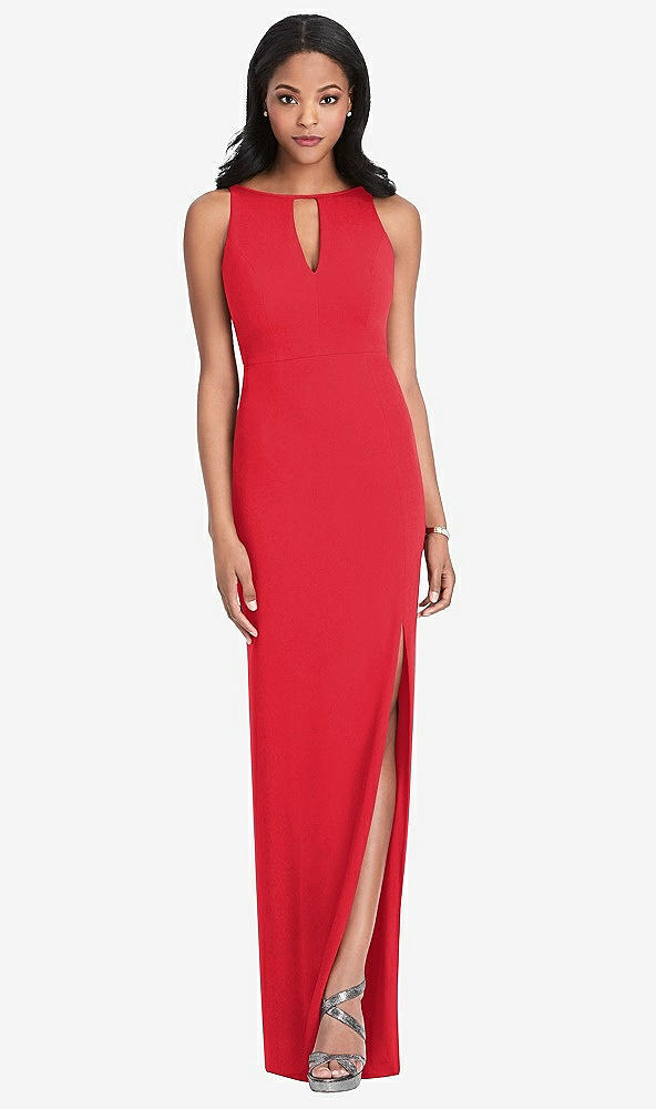 Front View - Parisian Red After Six Bridesmaid Dress 6801