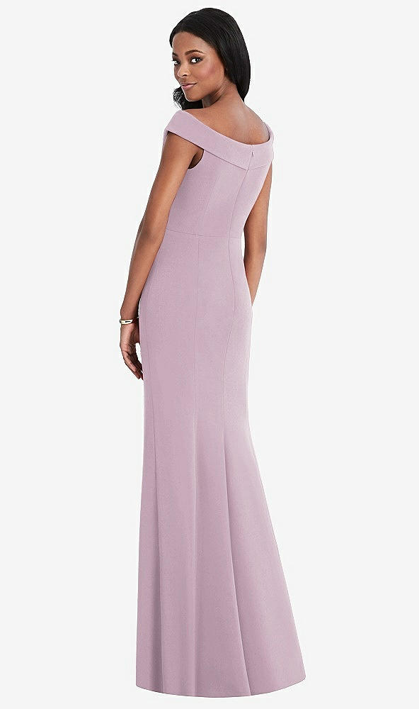 Back View - Suede Rose After Six Bridesmaid Dress 6802