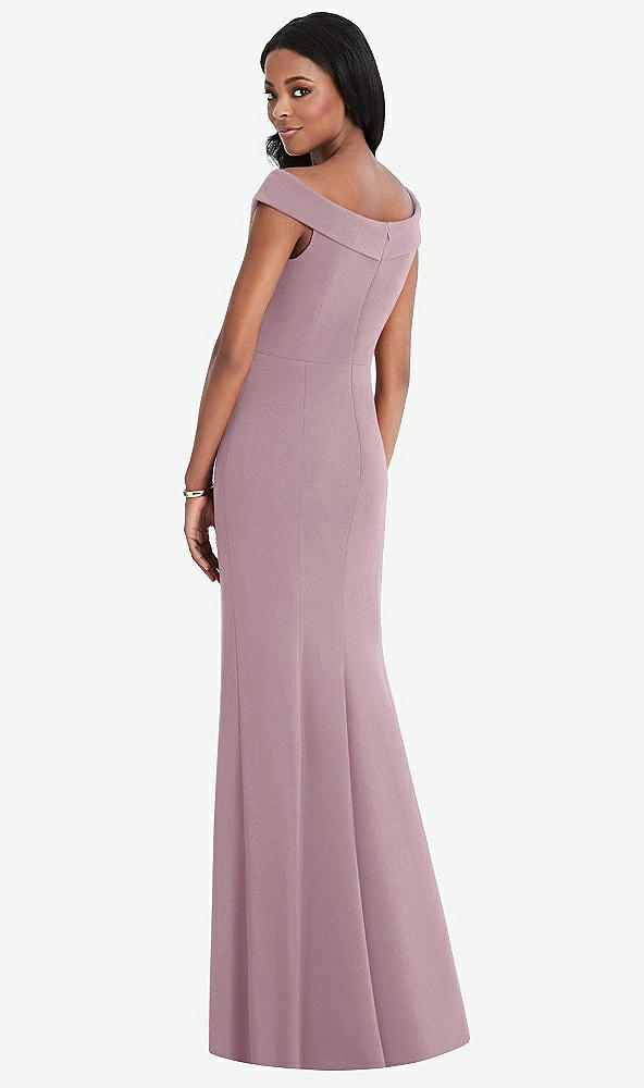 Back View - Dusty Rose After Six Bridesmaid Dress 6802