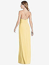 Rear View Thumbnail - Buttercup Pleated Skirt Crepe Maxi Dress with Pockets