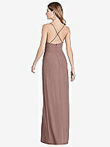 Rear View Thumbnail - Sienna Pleated Skirt Crepe Maxi Dress with Pockets