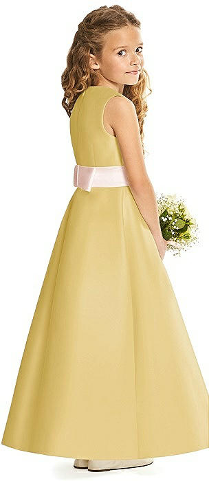 Mustard Yellow Flower Girl Dress