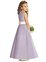 Rear View Thumbnail - Lilac Haze & Blush Flower Girl Dress FL4062