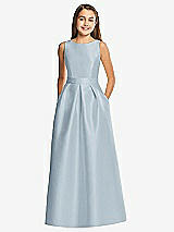 Front View Thumbnail - Mist Alfred Sung Junior Bridesmaid Style JR544