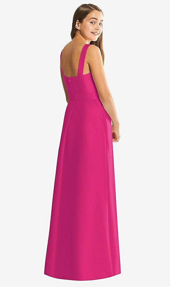Back View - Think Pink Alfred Sung Junior Bridesmaid Style JR544