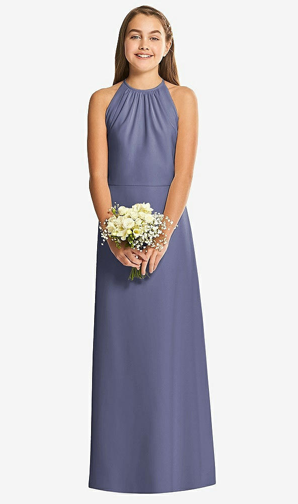 Front View - French Blue Social Junior Bridesmaid Style JR547