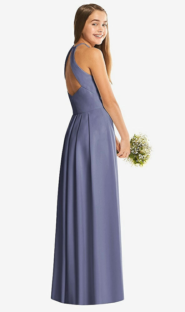 Back View - French Blue Social Junior Bridesmaid Style JR547