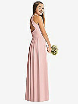 Rear View Thumbnail - Rose - PANTONE Rose Quartz Social Junior Bridesmaid Style JR547