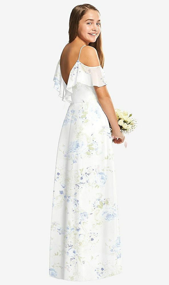 Back View - Bleu Garden Dessy Collection Junior Bridesmaid Dress JR548