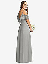 Rear View Thumbnail - Chelsea Gray Dessy Collection Junior Bridesmaid Dress JR548