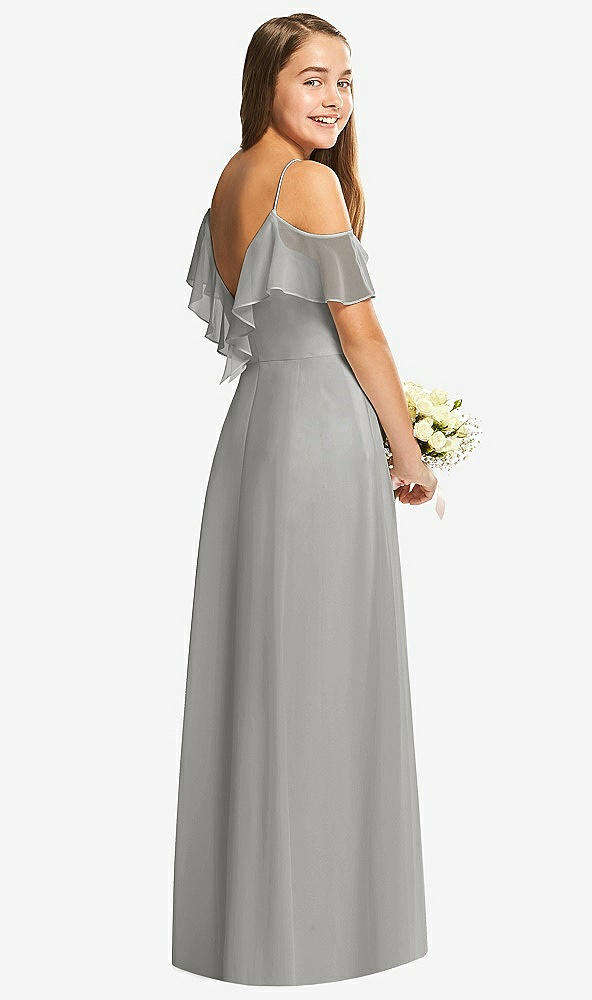 Back View - Chelsea Gray Dessy Collection Junior Bridesmaid Dress JR548