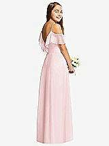 Rear View Thumbnail - Ballet Pink Dessy Collection Junior Bridesmaid Dress JR548