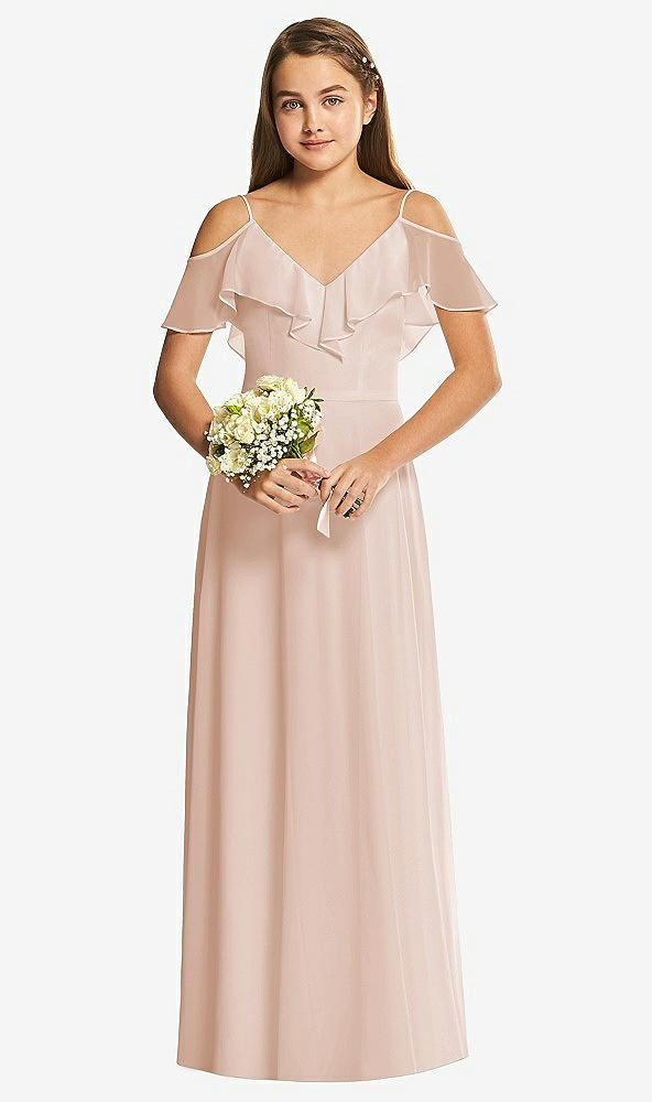 Front View - Cameo Dessy Collection Junior Bridesmaid Dress JR548