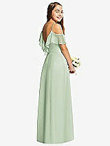 Rear View Thumbnail - Celadon Dessy Collection Junior Bridesmaid Dress JR548