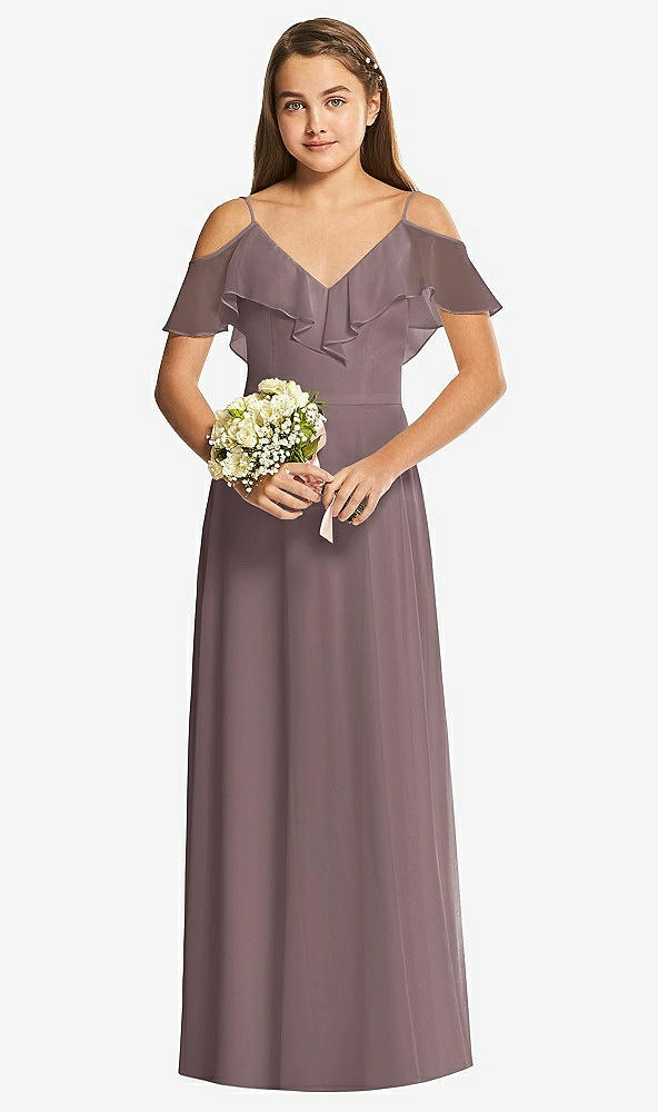 Front View - French Truffle Dessy Collection Junior Bridesmaid Dress JR548