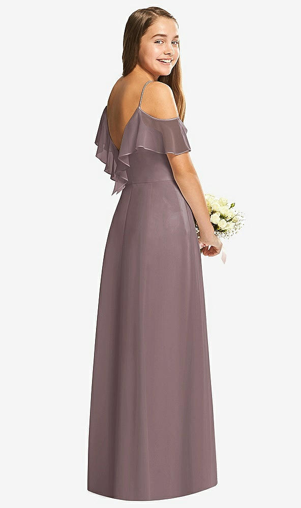 Back View - French Truffle Dessy Collection Junior Bridesmaid Dress JR548